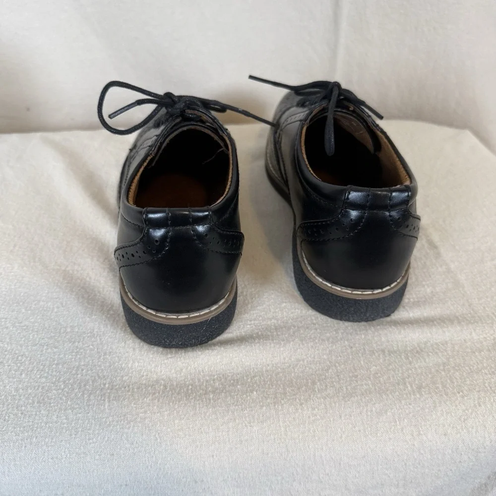 Deer Stags Joel Black Wing Tips‎ 6M Comfort